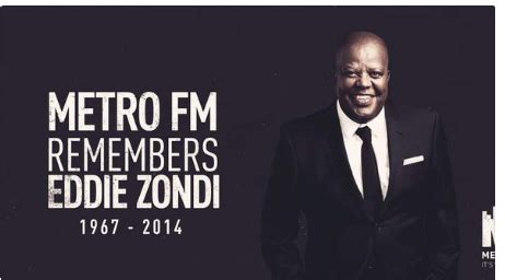 Tshisalive has confirmed that tv and radio personality msizi edgar nkosi has died. SABC1 And Metro Fm PaysTribute To Eddie Zondi | South ...