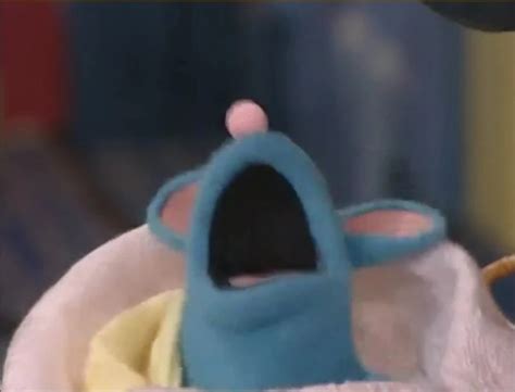 Any names, or persons, discussed in this wiki, that may seem similar to anyone in real life, are (please limit extensive discussions and speculations there, and use the wiki talk pages or the cwcki. Baby Blotter crying in Bear in the Big Blue House: Oh Baby, Baby | The Parody Wiki | Fandom