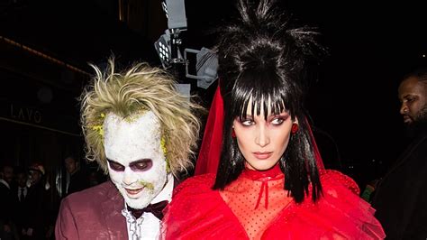 Abel and bella bella hadid style celebrity updates adidas sport the weeknd dope outfits urban fashion. Bella Hadid and The Weeknd Wear Beetlejuice Costumes for ...