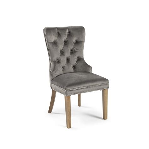 Timothy oulton mimi velvet faded and degraded dining chair with arms, peeling ceiling. Hale Brushed Velvet Knocker Dining Chair - Grey | Grosvenor Furniture