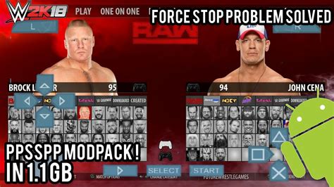 And you can also download ppsspp emulator from this site. WWE2K18 FULL PPSSPP MOD AVAILABLE FOR DOWNLOAD .ISO AND ...