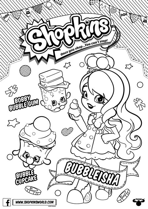 This character has browns, blues and pinks in her color scheme. Shopkins Season 4 Coloring Pages at GetColorings.com ...
