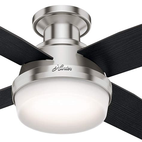 This is a special order light that usually ships within 1 business day directly to your address from the manufacturer's. Hunter Fan 44" Contemporary Low Profile Ceiling Fan in ...