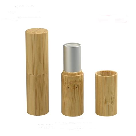 5pcs empty lip gloss tube container clear lip balm tubes mini pencil shape lipstick refillable bottles diy plastic sample vials. 20pcs 12.1mm Top Grade Natural Bamboo Lipstick Tube DIY ...