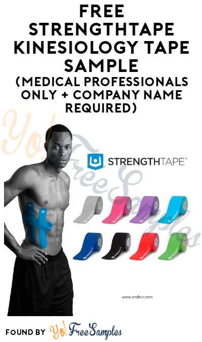 100% real free samples and coupons added every singe day. FREE StrengthTape Kinesiology Tape Sample (Medical ...