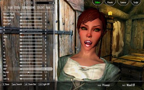 The file better vampires v.8.6 is a modification for the elder scrolls v: Small Tutorial Adding fangs to non vampire PC via ...