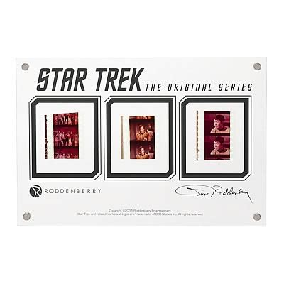 Elvis presley army framed triple film cell display. Star Trek Original Series Film Cell Display - Roddenberry ...