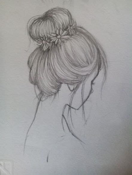 Maybe you would like to learn more about one of these? 58 Best Ideas For Drawing Hair Styles Bun #hair #drawing ...