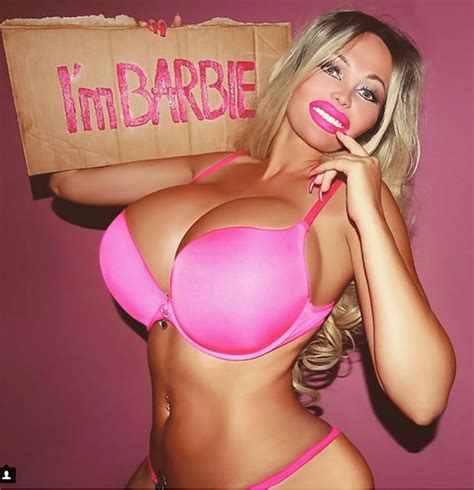 Elegant milf cory chase wants to ride her stepson's cock. Topless 'human sex doll' with giant fake boobs urges ...