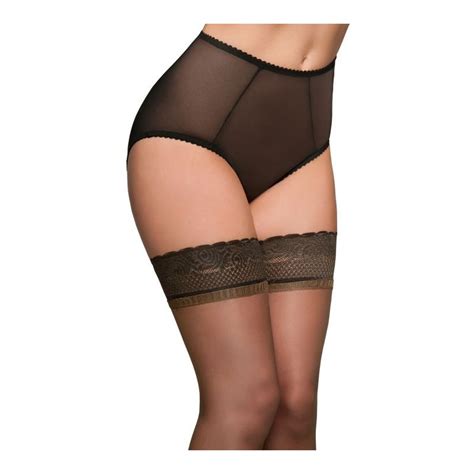 Culotte en dentelle de nylon pour femmes, boxer, transparent, sexy, attrayants, nouvelle collection. Culotte en nylon taille haute "Betty" grande taille
