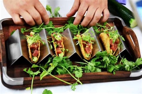 These tacos are very customizable and will rival any other canned fish recipes you. Tuna Tartare Tacos Like a Professional Chef | Busy Wife ...