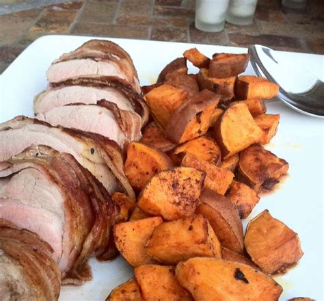 This lean cut of pork is boneless so it cooks up quickly. Jen's Gone Paleo: Bacon-Wrapped Pork Tenderloin w/Cinnamon ...