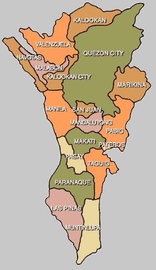 Map of the national capital region. File:Quezon city NCR.jpg - Philippines