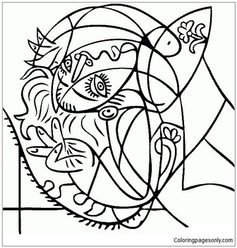 Select from 24104 printable crafts of cartoons, nature, animals, bible and many more. Famous Paintings 10 Coloring Page ... | Picasso coloring ...