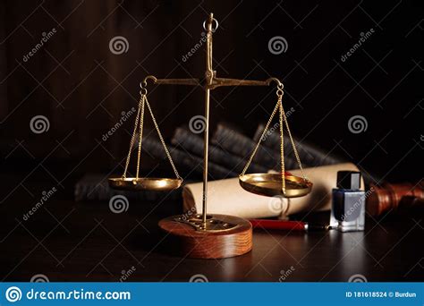 Notary and attorney are semantically related. Attorney And Notary Concept. Wooden Gavel On The Table And ...