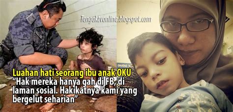 Sesampainya dirumah, bayu membuka pintu rumah mereka, lalu berhenti dan berbalik kepada ibunya. Luahan hati ibu kepada seorang anak OKU - Realiti ...