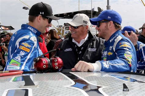 Menards is still in nascar, and while the lowe's funding helped johnson and hendrick motorsports find success, there is not much of a rivalry in the marketing space. NASCAR Race Mom: In Their Words: Dale Earnhardt Jr., Rick ...