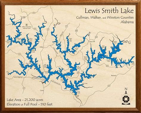 Lakehouse com lewis smith lake. Map Of Lewis Smith Lake Alabama | Boston Massachusetts On ...