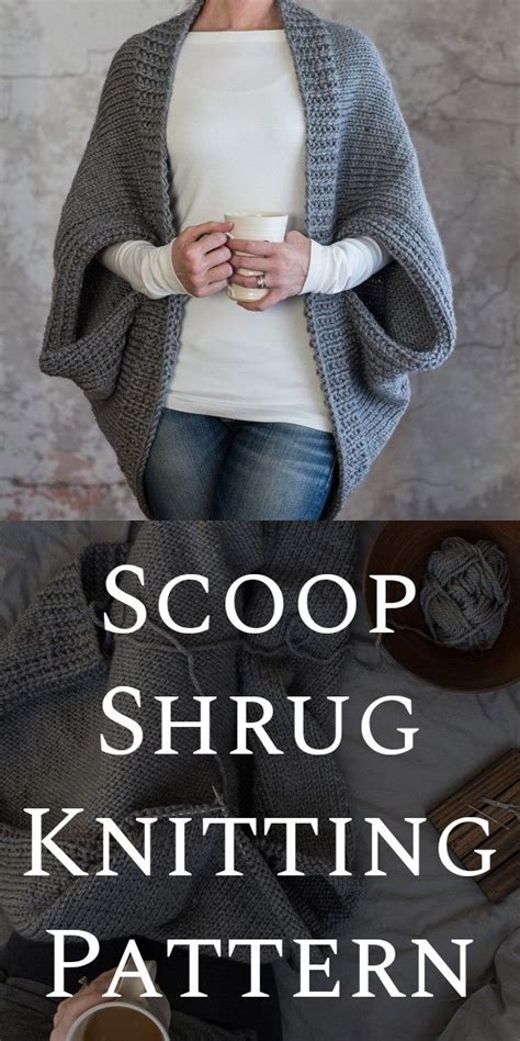 If you can knit and purl, you can follow along with this pattern. Scoop Shrug Knitting Patterns : Glamorous by Brome Fields ...