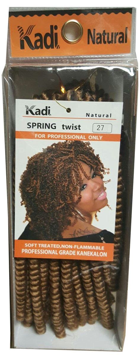 See more ideas about hair, braided hairstyles, natural hair styles. Eon or Kadi Spring Twist | Spring twists, Spring twist ...