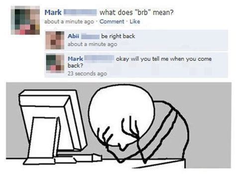 Definition of brb in slang/internet slang. Siavash Mahmoudian on Twitter: "The meaning of brb :)) # ...
