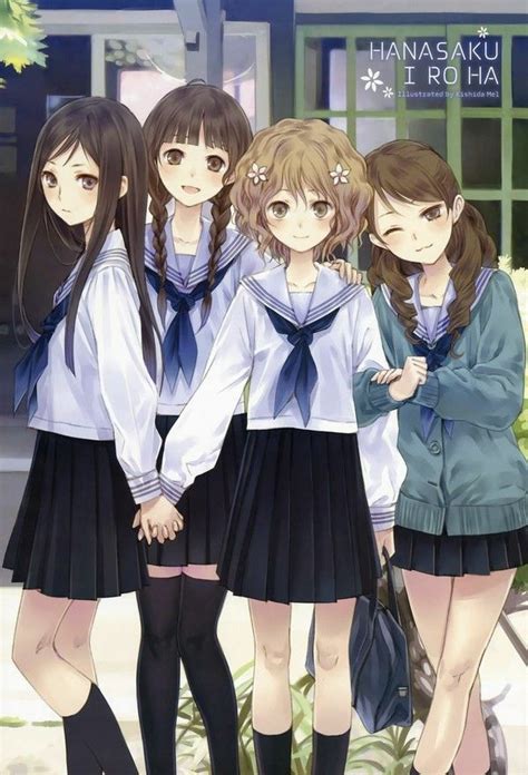 Maybe you would like to learn more about one of these? anime group of friends girls - Google Search | Gadis ...