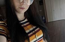 glasses girl girls hot fugitr tits selfie