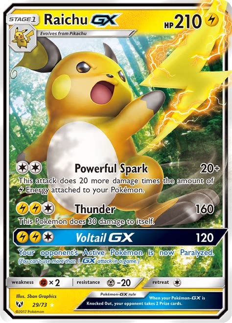 Shining legends card list use the check boxes below to keep track of your pokémon tcg cards! Raichu-GX Shining Legends Card Price How much it's worth ...