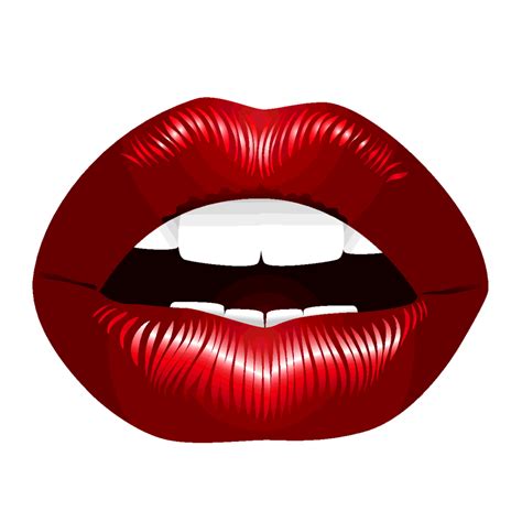 Full Red Lips | FreeVectors