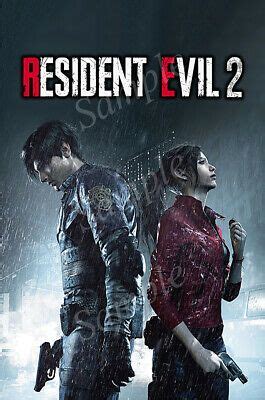 My fiancé's favorite game of all time is resident evil 2, so it made sense to find some cool art to hang on our walls. Details about RGC Huge Poster - Resident Evil 2 Remake PS4 ...