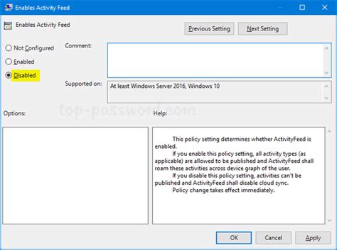 The configuration to enable null (blank) passwords logon must be done on the host computer, i.e to configure the remote desktop host computer to accept user name with blank password, go to. How to Disable Windows 10 Timeline with Group Policy | Password Recovery