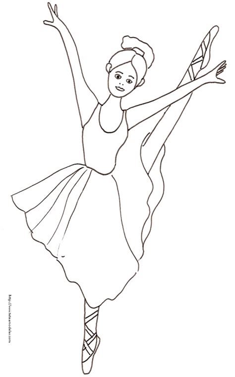 Illustration vectorielle du ballet classique, figure danseuse de ballet. Coloriage d'une danseuse dessin 10 - Tête à modeler - Tête ...
