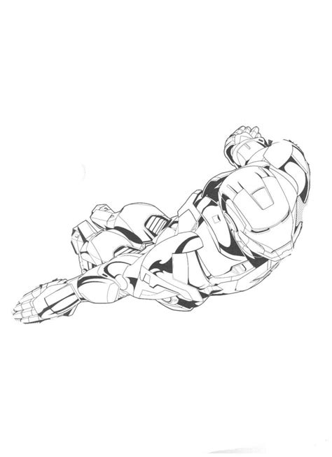 Fun iron man coloring pages for your little one. flying-iron-man-coloring-page - De Beste Kleurplaten