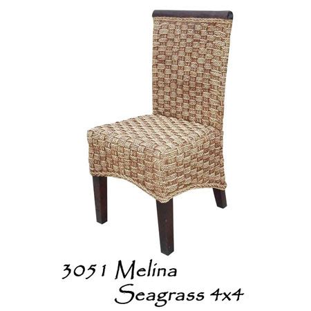 Dining set sensational superleggera woven dining chairs (8) designer gio ponti italy 1957. Melina Seagrass 4x4 Woven Dining Chair | Indonesia Rattan ...