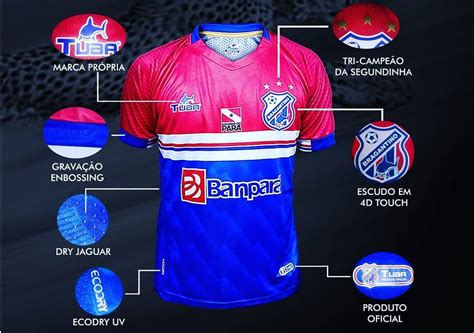 A última camisa do bragantino com o escudo tradicional não será exatamente igual à peça clássica. Novas camisas do Bragantino-PA 2019 Tuba | Mantos do Futebol