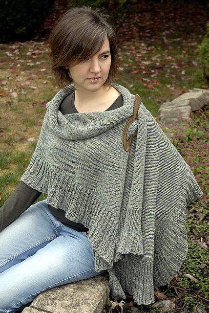 So for the cover that has only one stripe, the stripe is made on th 18th and 19th row, then continue knitting in the main color until the 35th row… and then the decreasing starts. May Ruffle Wrap pattern by Kate Jackson | Shawl knitting ...