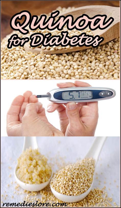 Find 50 great recipes for cooking with this ancient grain here. Quinoa for Diabetes | Diabetes remedies, Diabetic cooking, Meat cooking times