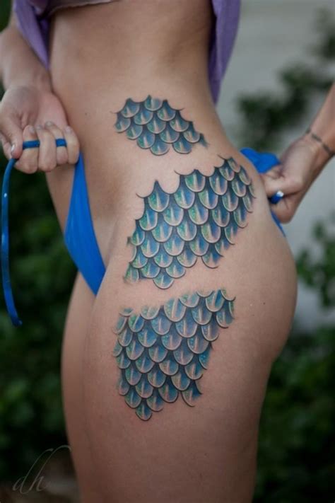 Today i had my mermaid scale tattoo put on my body. 30 Mermaid Scales Tattoo Designs For Girls