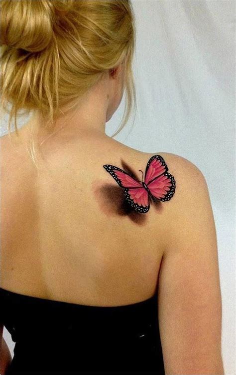 3d butterfly tattoos are available. 24+ Inspiring 3D Butterfly Tattoos Designs | Free ...