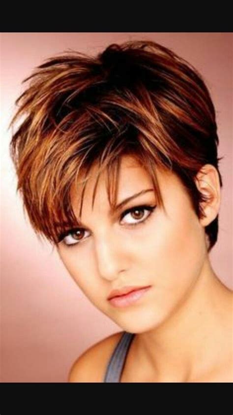 Mahogany dark red hair color for long hair. Short hair with red highlights More | Short hair styles ...