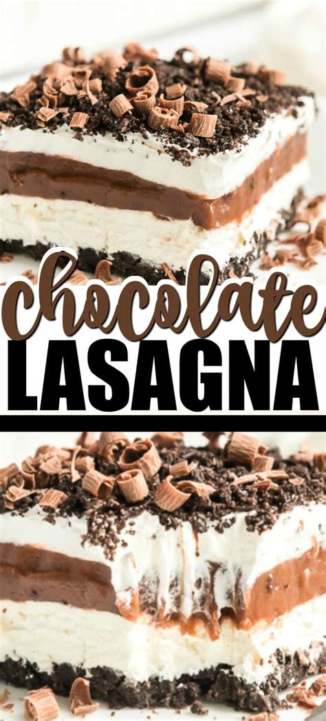 This link is to an external site that may or may not meet accessibility guidelines. The Best Chocolate Lasagna Recipe - Yummy Recipes