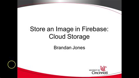 Firebase cloud storage provides a storage option for users who want to store media such as photos and videos kind of multimedia content. Store an Image in Firebase Cloud Storage - YouTube