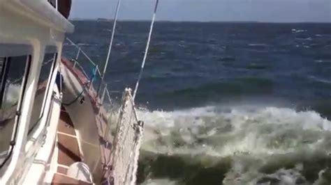 Sailboat / motor sailer category: Top fun! Sailing with Fisher 37 - YouTube