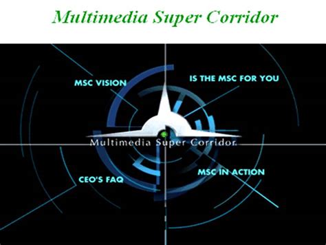 The multimedia super corridor (msc) is a timely and significant effort to move malaysia into the new information and technology stage. Cakap Tak Serupa Bikin: MSC vs SJC