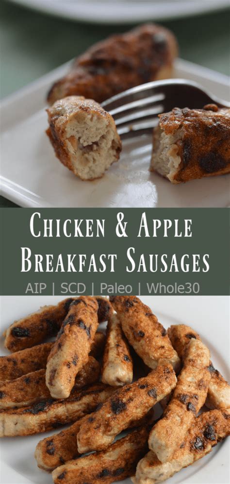 A mild flavored turkey or. Chicken and Apple Breakfast Sausage (AIP, SCD) | Gutsy By Nature