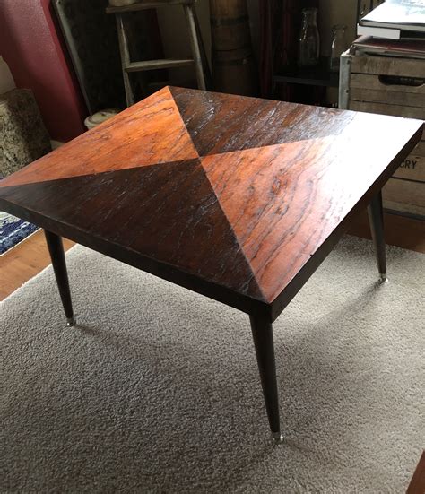 The table and bench bases and top borders are made out of pine, and the middle is made out of stained cherry. Pin on The Painted Pickers