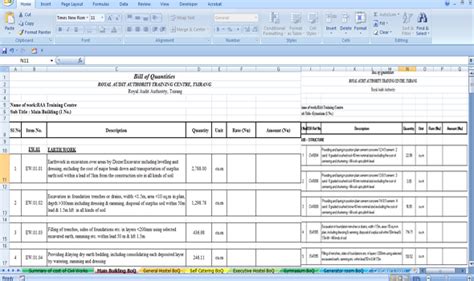 Electricity bill calculator excel template Download Bill of quantities BOQ | Types of Bill of Quantities