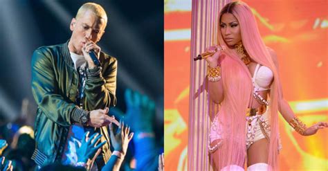 Often stylized as eminǝm), is an american rapper, songwriter, and record producer. Hear Eminem Rap an Insanely Fast Verse on Nicki Minaj's ...