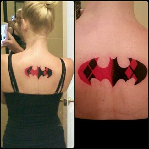 It is designed for the biceps and thigh region. Harley Quinn bat symbol done by Johnny @ Seven Pines ...