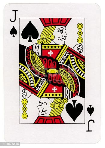 When it was felt necessary in the middle of the 19th century to label 2 or 4 corners of each card with an index to indicate its value, the makers naturally picked the first initial of two court cards giving the indices k (for the king), q (for the queen) and the first 2 initals of knave giving kn. Close Up Of Jack Of Spades Playing Card Stock Photo & More Pictures of Color Image | iStock